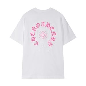 "Effortless Charm: Chrome Hearts Cotton Short Sleeve"